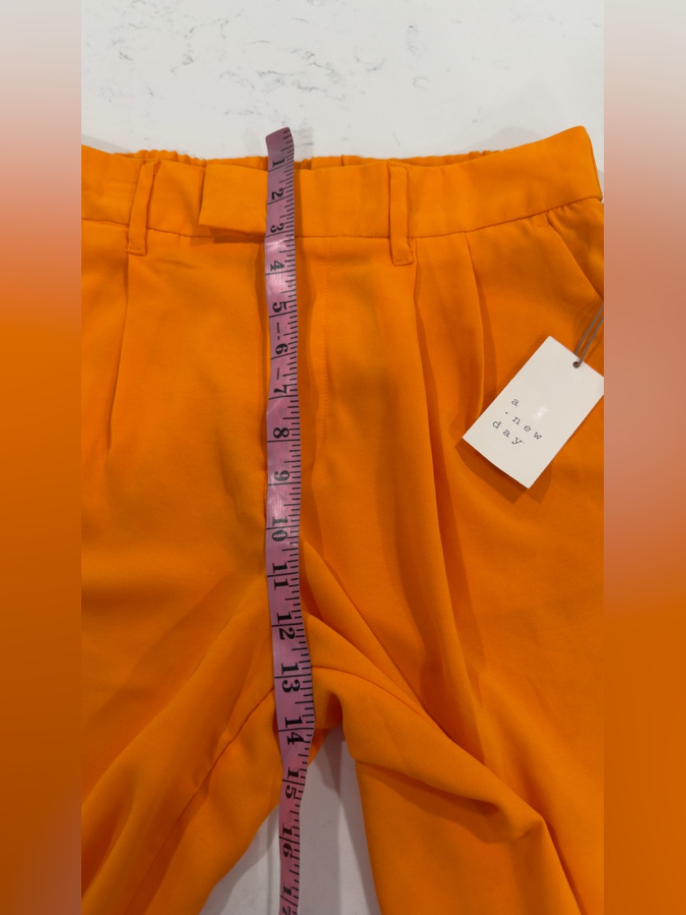 a new day Bright Orange Wide-Leg Straight pants - Picture 10 of 15